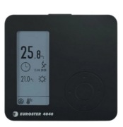 Sterownik Regulator Euroster E4040 przewodowy Czarny od Ręki