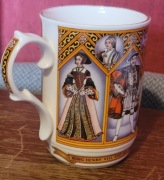 Angielski kubek King Henry VIII and his six Vives  Fine Bone China England