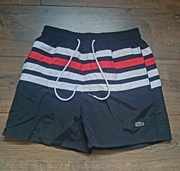 Czarne spodenki Lacoste, szorty, kąpielówki