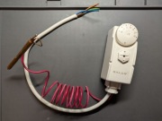 TERMOSTAT przylgowy na RURĘ sterownik POMPY CO CWU