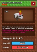 Nightmare French Fry Ferret x5 Age100! Grow a Garden