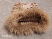 ZARA komin z miłym futerkiem szal etola