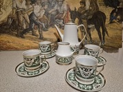 Chodzież Roman Serwis Kawowy Zestaw Kawowy Porcelana PRL