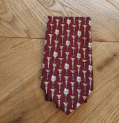 Krawat Gianfranco Ferré znicze 100% silk