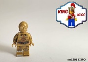 LEGO minifigurkę C 3PO z serii Star Wars, numer sw1201