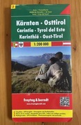Karyntia Tyrol Wschodni mapa samochodowa turystyczna 5 FREYTAG BERNDT