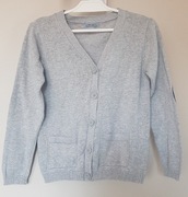 Szary sweterek sweter rozpinany, 98-104