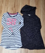 2 x tunika, sukienka H&M r 122/128