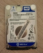 Dysk twardy o pojemności 500GB marki WD 2,5" SLIM