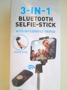 UCHWYT KIJ SELFIE BLUETOOTH 3W1 Z PILOTEM ZDALNEGO STEROWANIA I ZE STATYWEM