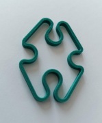 Klips mocowanie kabli przewodów w bruzdach bez wiercenia  100 szt