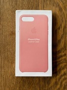 iPhone 8 Plus Etui Skórzane Różowy