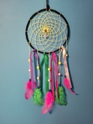 Fioletowo-zielony łapacz snów