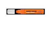 marker kredowy gruby 8x15mm pomarańczowy TOMA duży 25g do tablic plastiku