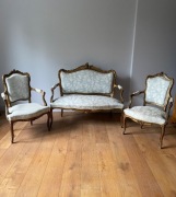 Stylowy zestaw wypoczynkowy w stylu Ludwika XV