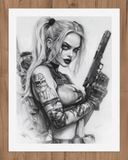 Harley Queen obraz zdjęcie limitowana edycja 3/10 Favi Gales