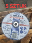 Tarcza do cięcia metalu marki SPARKY PROFESSIONAL 5 sztuk 230x3mm