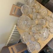 Kryształowa zastawa 24 elementy- odbiór osobisty