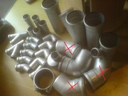 Nowe kolana trójniki rury Blucher stal nierdzewna AKTUALNE