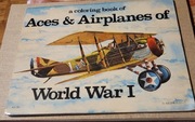 Aces&Airplanes of Word War I Książka do kolorowania modeli z I Wojny