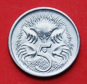 5 Centów  2006  r -     Australia  Kolczatka     stan !!