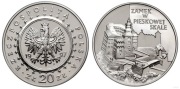 20 złotych, 1997 Zamek w piaskowej skale. PCGS z oceną PR 69