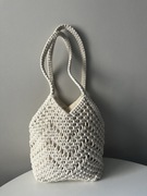 Torba shopperka na ramię makrama