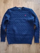 Sweter granatowy Ralph Lauren