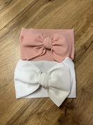 Opaska kokarda ozdobna niemowlęca 