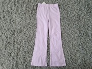 Rozm 128 spodnie legginsy flare dzwony dla dziewczynki 