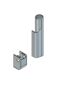 Osłonka do dolnego zawiasu GU M6/12 130kg (2 el .Prawa) - kolor biały