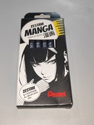 Zestaw Profesjonalnych Cienkopisów Kalibrowanych Pentel Manga Nowe [2]