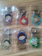 6 breloczków Friends McDonald's 