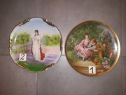 STARY DEKORACYJNY TALERZ  -DAMA !