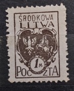 Znaczek Litwa Środkowa 1920 Godło