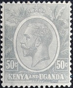 Znaczek Kenia Uganda mi 8  STAN *