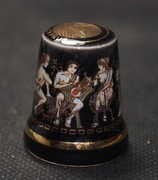 Naparstek Kolekcjonerski Porcelanowy Cypr uczta bogów