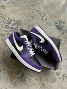 Buty męskie Air Jordan 1 Low Court Purple skórzane 46 30cm męskie