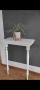 Konsoletka, stolik do ściany, biały  NOWY drewno