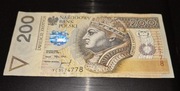 Banknot 200 zł z 1994 roku seria zastępcza