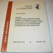 Analiza teoretyczno-doświadczalna pomiaru Gondek 1999 