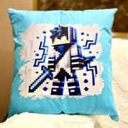 Poduszka Jasiek z nadrukiem Minecraft dla dziecka