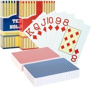 Karty do pokera, 2 talie, wodoodporne designerskie profesjonalne plastikowe