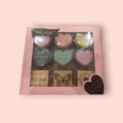 Zestaw Stempli Drewnianych i Tuszów AVEC - 18 elem.