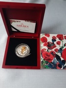 Moneta 2020 5$ Seria Złote Kwiaty 3D Kwiat Róży 1 Uncja 