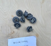 Komplet 8 Rolek kółek kosza do zmywarki do Bosch Siemens kółka