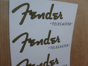 Fender Telecaster  Logo Dekal