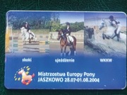 KARTA CZIP  /MIST. EUROPY PONY 2004 /RZADKA  /   POLECAM