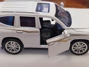 Model samochodu aluminiowego z napędem pullback, zabawkowy pojazd 