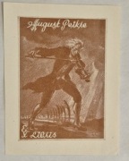 Exlibris 5 August Peikre Estonia